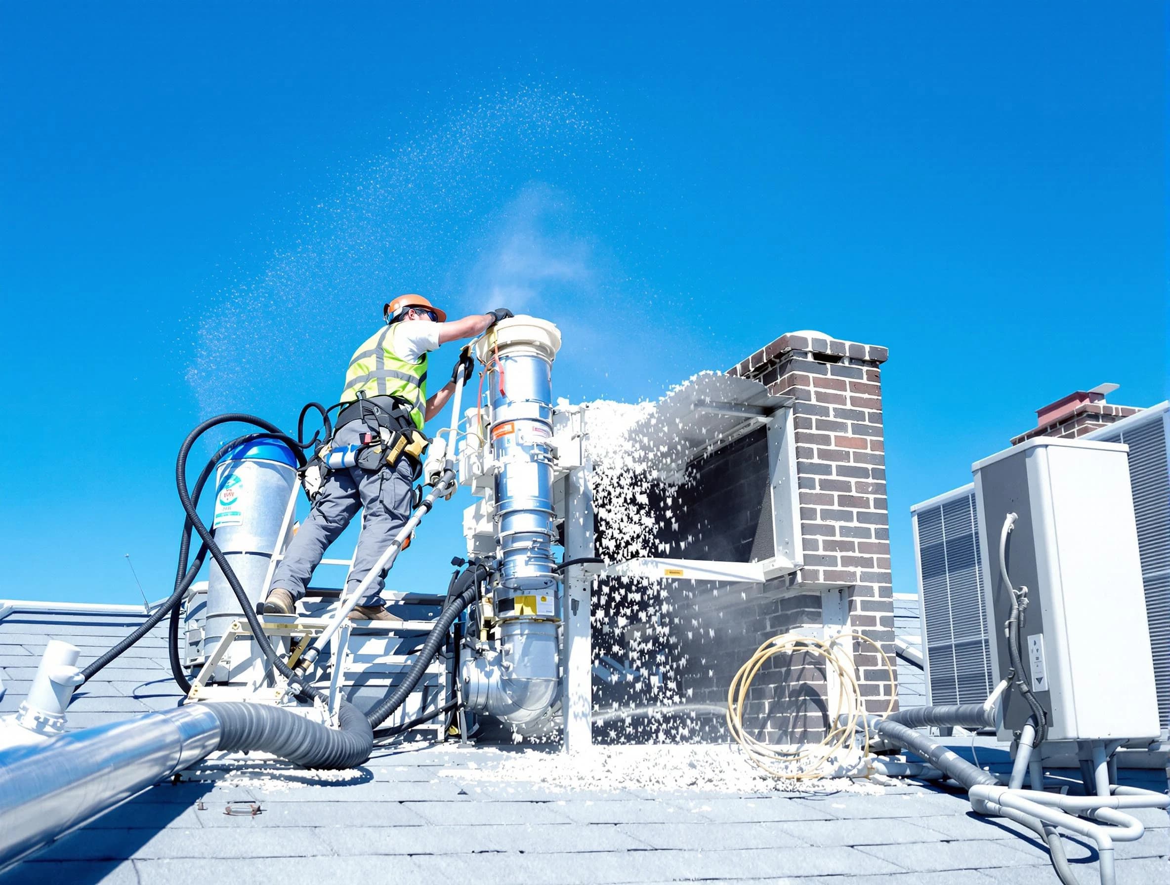 Expert roof dryer vent cleaning by Chino Dryer Vent Cleaning in Chino