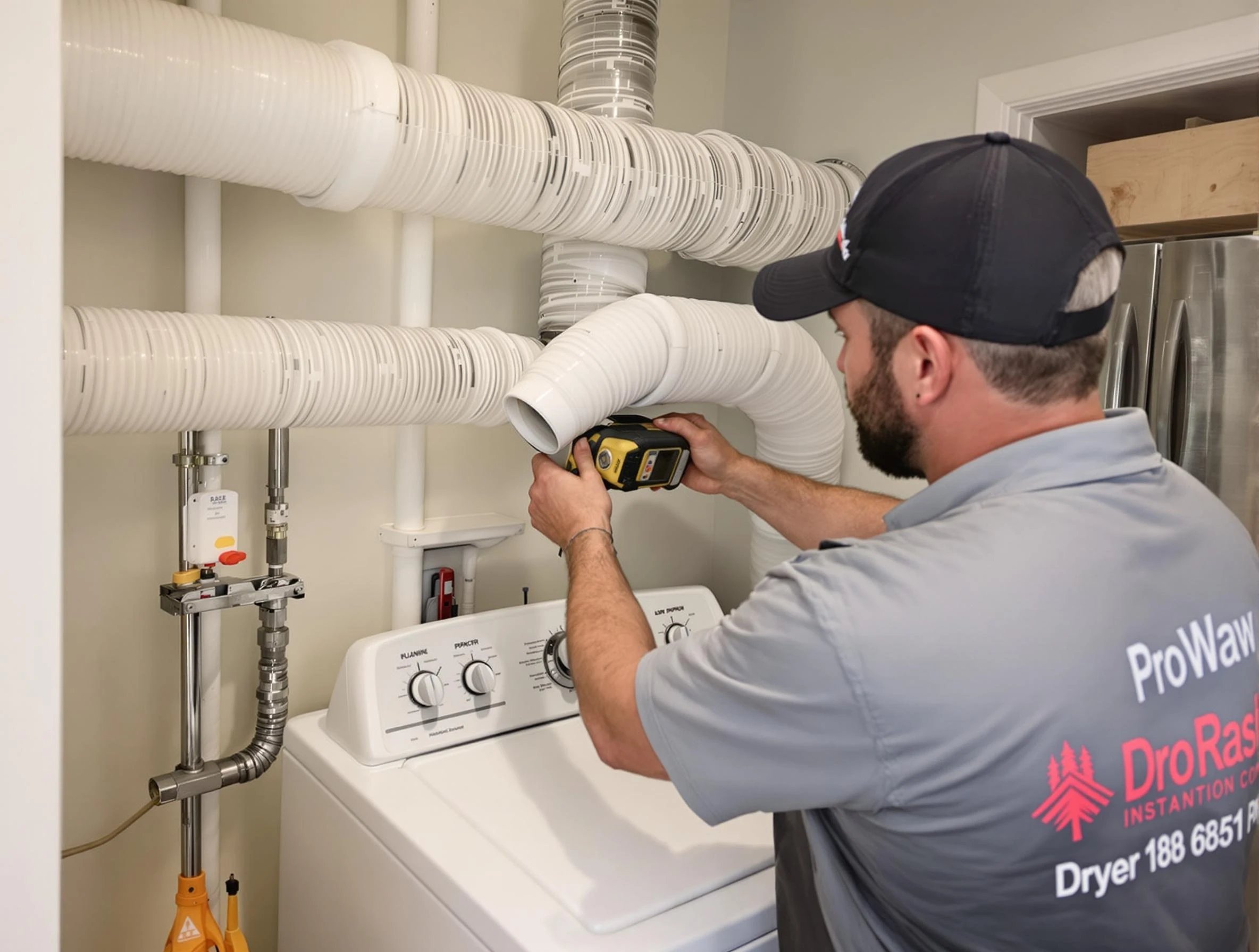 Professional dryer vent hose installation by Chino Dryer Vent Cleaning in Chino